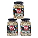 YOLO! Snacks - Gourmet White Virtually Hulless Popcorn Kernels - Small Kernels - Non-GMO - 14oz (3 Pack)