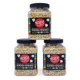 YOLO! Snacks - Gourmet White Virtually Hulless Popcorn Kernels - Small Kernels - Non-GMO - 14oz (3 Pack)