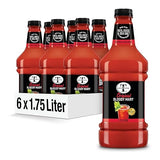 Mr & Mrs T Original Bloody Mary Mix, 1.75 L bottle (Pack of 6), Tomato Juice Blend Cocktail Mixer, Premium Ingredients, Perfect for Bloody Mary