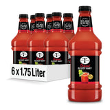 Mr & Mrs T Original Bloody Mary Mix, 1.75 L bottle (Pack of 6), Tomato Juice Blend Cocktail Mixer, Premium Ingredients, Perfect for Bloody Mary