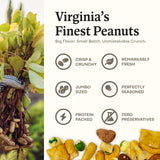 Belmont Peanuts Backyard Party Mix, 18 oz (Pack of 1) | Butter Toffee Peanuts, Wasabi Peas, Cashews, Corn & Rice Sticks, Pecans, Pretzels | Simple