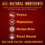 Arizona Gunslinger Prickly Pear Ghost Pepper Hot Sauce - Sweet Chili & 2x Spicy Super Hot Sauce with Ghost Chili and Prickly Pear Flavor for Extreme