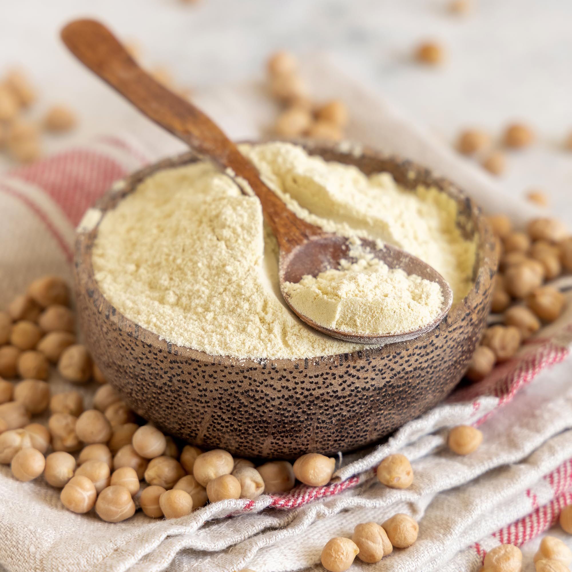 Pure Original Ingredients Garbanzo Bean Flour (1 Gallon) Gluten Free Chickpea Flour, Non-GMO & Pure