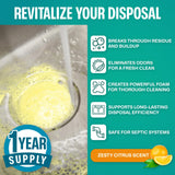 Sudstainables Garbage Disposal Cleaner Tablets 24-Pack - Sink Cleaner and Deodorizer, Disposal Cleaner and Deodorizer, Garbage Disposal Cleaner