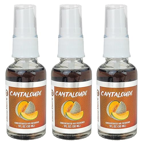 Blunt Black Concentrated Air Freshener Spray 1 oz. Glass Bottle - Cantaloupe Scent 3-Pack