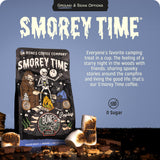Bones Coffee Company S'morey Time, S'mores and Graham Crackers Flavored Coffee, Medium Roast Low Acid Arabica Beans Compatible with Auto drip