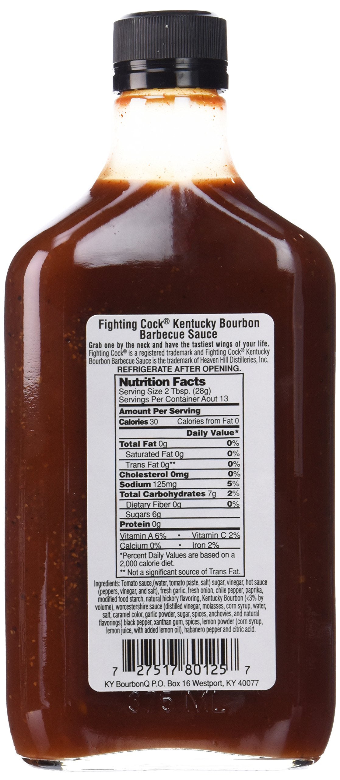Fighting Cock Kentucky Bourbon BBQ Sauce