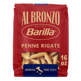 Barilla Al Bronzo Penne Rigate Pasta 16 oz., Bronze Cut, Created from High Quality Durum Wheat, Imported From Italy, Non-GMO, Kosher