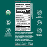 ARDOR ENERGY Natural Sparkling Energy Drink with 100mg Natural Caffeine & 200mg L-Theanine from Organic Green Tea for Smooth Energy & Focus | Healthy