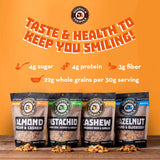 Almond, Pecan, and Cashew | Non GMO, Wheat Free, Low Sugar Granola, Healthy Granola Bites, Low Sugar Snacks, 11oz - Gustola Granola