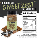 Lane's Legendary Chicken Rub, 13.3 oz - Bold & Balanced Chicken Seasoning Blend with Clean Ingredients, 0 Fat & Cholesterol, 5 Calories per Serving
