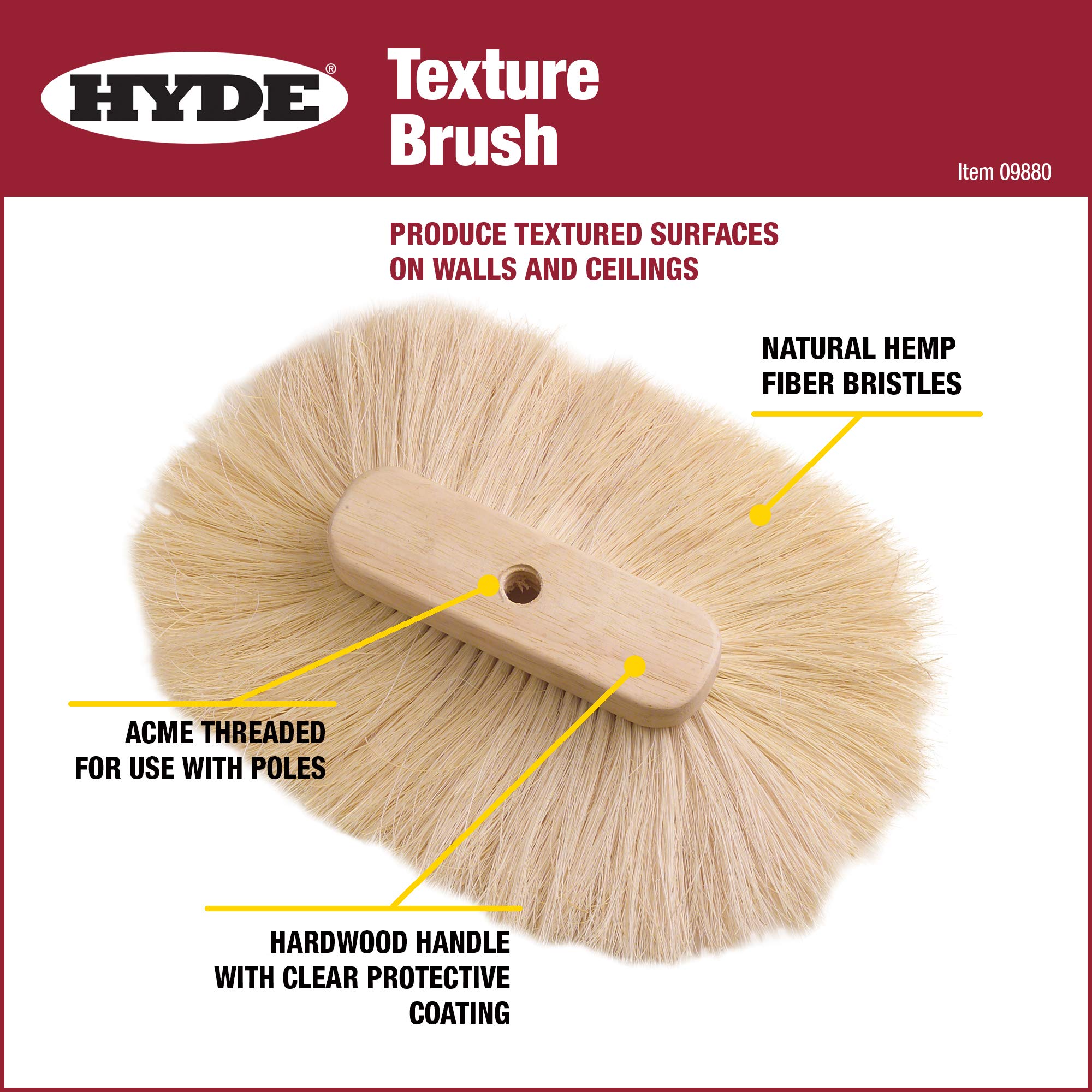 HYDE 09880 Texture Brush Large