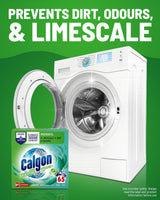 Calgon Hygiene Plus Washing Machine Cleaner & Limescale Remover, Water Softener Tablets, Unscented, 65 Tablets, Pack of 1