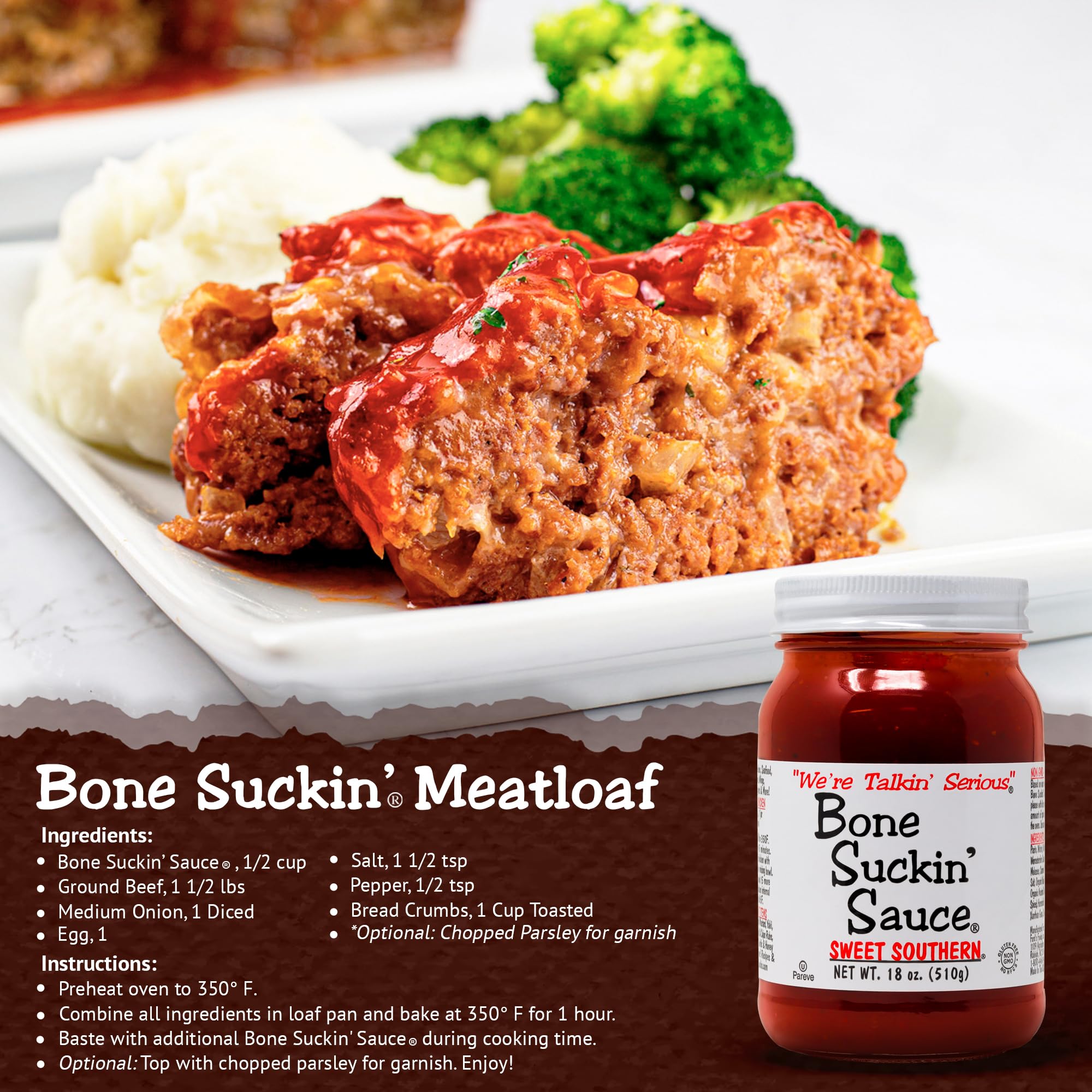Bone Suckin' Sauce Thicker Style BBQ Sauce 16 oz.