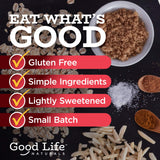 Good Life Natural’s Granola Cereal | Artisan Blended Energizing Granola Flakes | Healthy Snack | No Artificial Flavoring or Sweeteners | Non-GMO