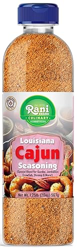 Rani Louisiana Cajun Seasoning (Special Blend for Gumbo, Jambalaya Crawfish, Shrimp) 20oz (1.25lbs) 567g PET Jar ~ All Natural | Gluten Friendly |
