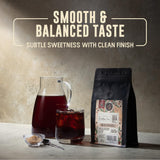 Inspired Coffee Co Snickerdoodle Flavored Cold Brew Coarse Ground Coffee Beans - Medium Roast - Low Acid Coffee Smoother Taste - 100% Arabica - 12 oz