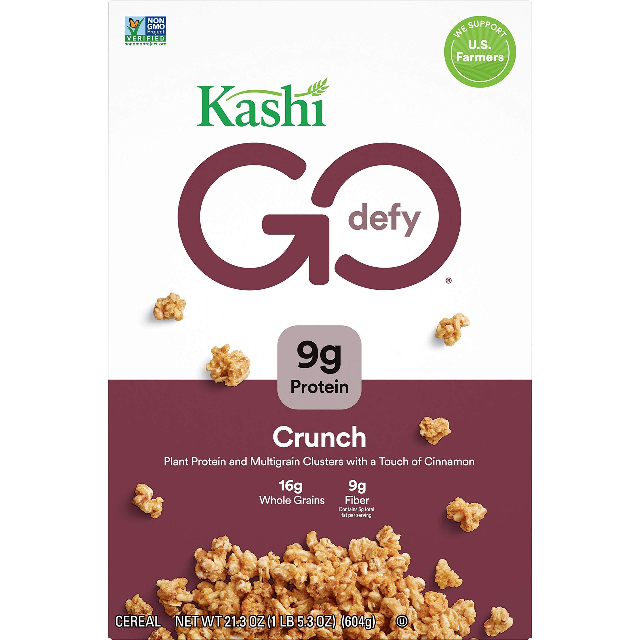 Kashi GO Crunch Breakfast Cereal - Non-GMO Project Verified, Vegetarian, Bulk Cereal, 1.31 Pound (Pack of 3)