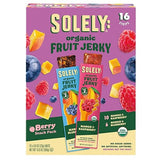 SOLELY - Variety Pack - Organic Berries Fruit Jerky - Real Fresh Fruit Strips - Healthy Snacks for Adults & Kids - Non GMO, Vegan Snacks, Shelf Stable