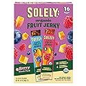 SOLELY - Variety Pack - Organic Berries Fruit Jerky - Real Fresh Fruit Strips - Healthy Snacks for Adults & Kids - Non GMO, Vegan Snacks, Shelf Stable