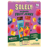 SOLELY - Variety Pack - Organic Berries Fruit Jerky - Real Fresh Fruit Strips - Healthy Snacks for Adults & Kids - Non GMO, Vegan Snacks, Shelf Stable