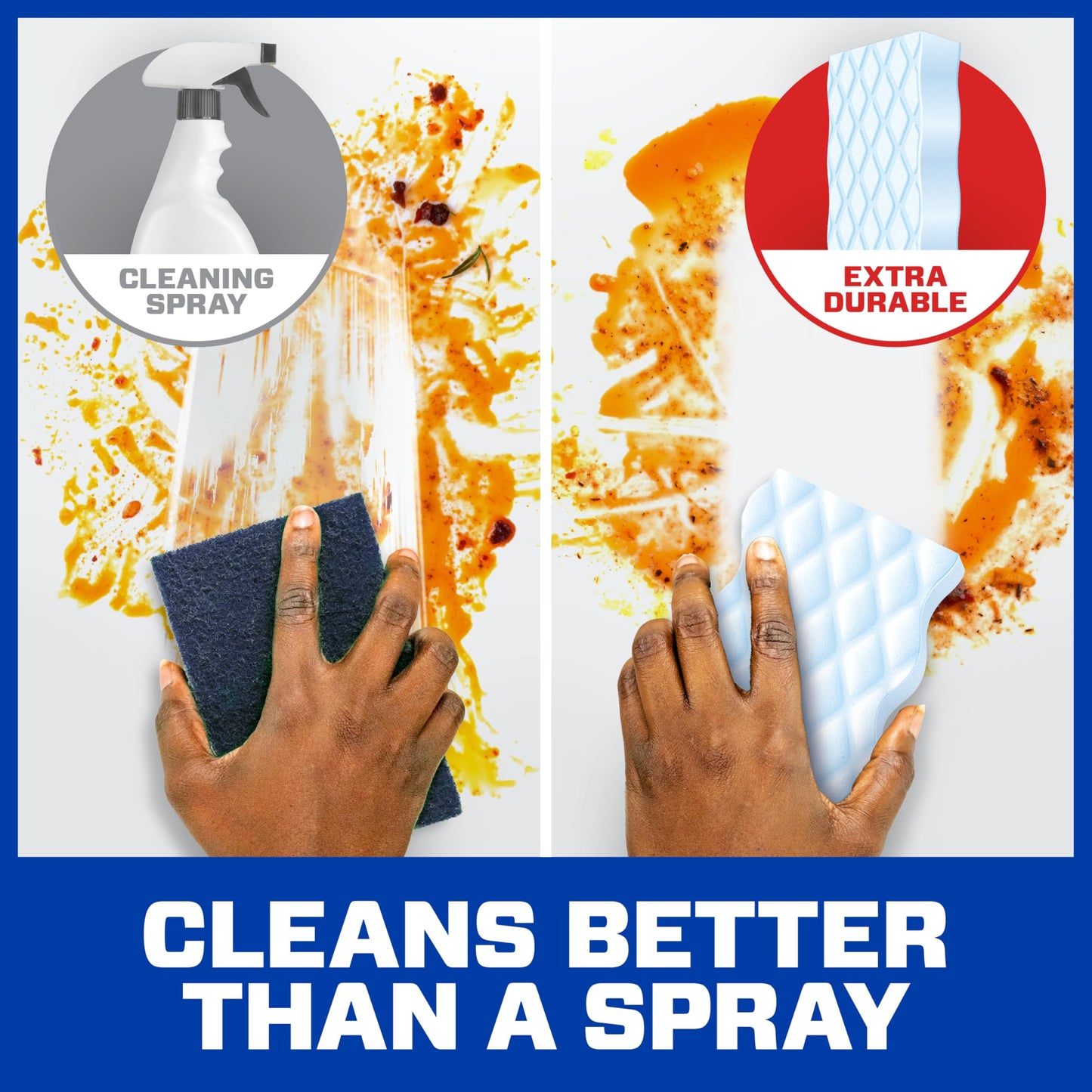 Mr. Clean Magic Eraser Sponge, All Purpose Cleaner, Cleaning Scrubber, Kitchen, Bathroom, Shower, Oven, Cleaning Supplies, Variety Pack with 1 Ultra