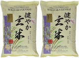 Sukoyaka Brown Rice, Genmai, 15-Pound Pack of 2