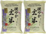Sukoyaka Brown Rice, Genmai, 15-Pound Pack of 2