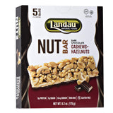 Landau Nut Bar, Dark Chocolate Cashews + Hazelnuts, 5 Pack