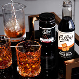 Collins Bourbon Cocktail Cherries - Drinks Garnish for Manhattan or Old Fashioned Cocktails and Desserts, Made with Award Winning Whiskey, 11 Ounce