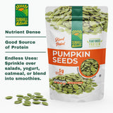 Sunhill Naturals Raw Pumpkin Seeds | Heart-Healthy Pumpkin Seed Snack Bag | Low Carb Seeds for Snacking | Keto Snacks for Adults and Kids