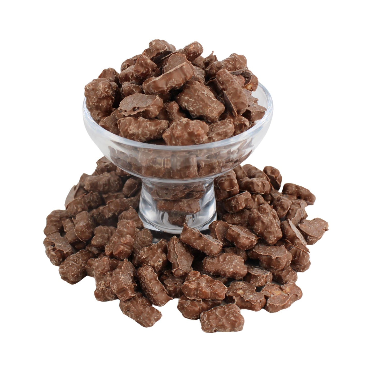 Grandys Candys Milk Chocolate Covered Gummi Bears -Bulk- Super Saver (1 Pound)