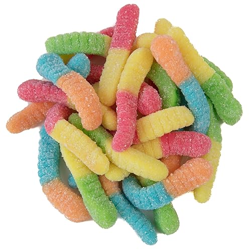 Mini Sour Gummi Worms Candy 2 LBS