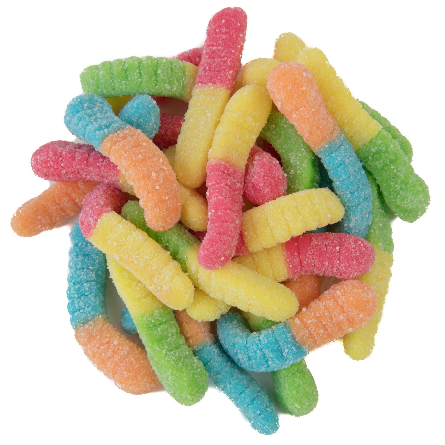 Mini Sour Gummi Worms Candy 2 LBS