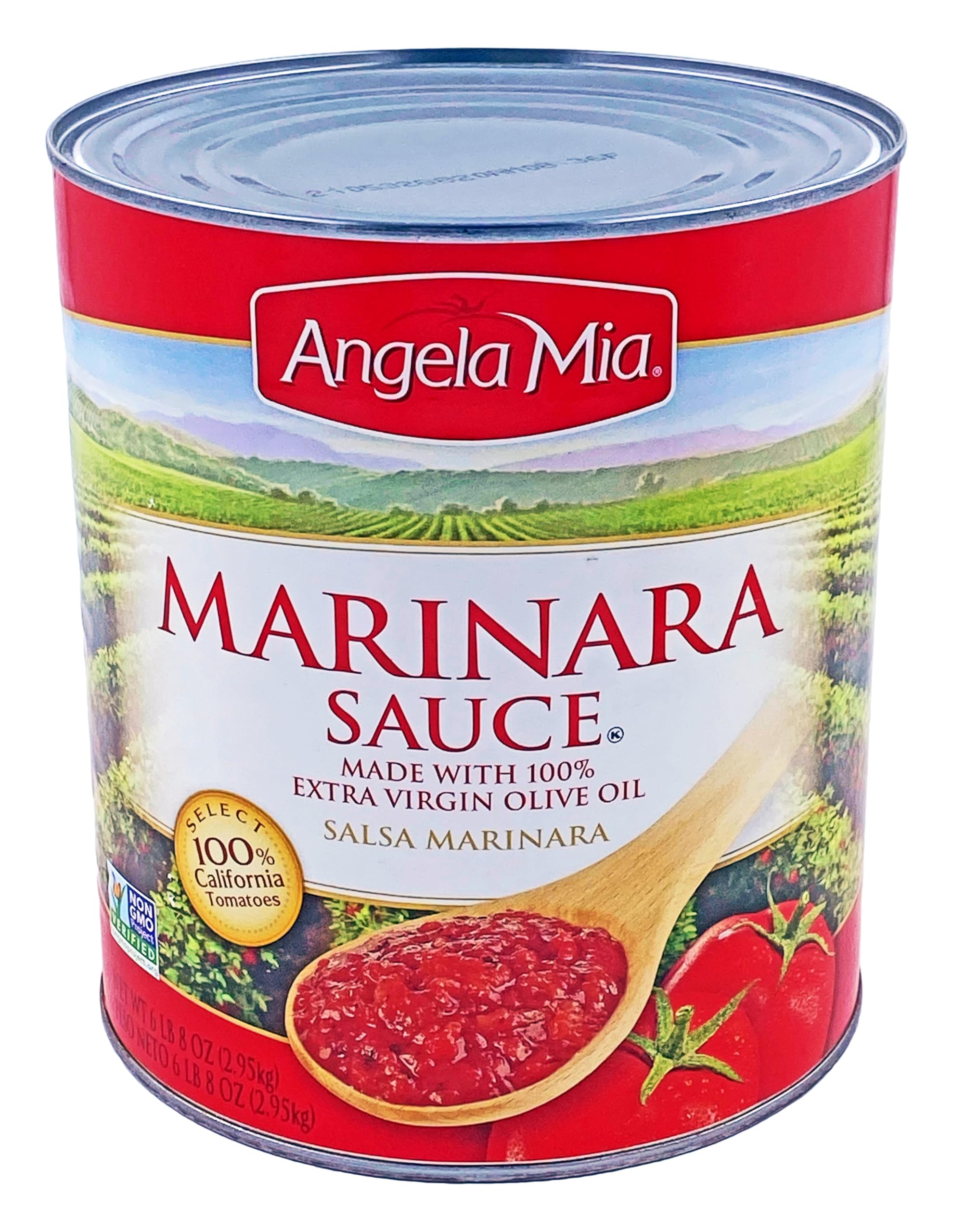 Angela Mia Marinara Sauce, 104 Ounce