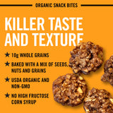 Dave's Killer Bread PB & Chocolate Organic Snack Bites, Organic Snacks, 7.2 oz