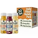 Suja Organic Daily Ritual Shot 30 Count Variety Pack | Immunity, Energy, & Digestion Functional Shots | Cold-Pressed Juice with Live Probiotics |