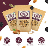 Maple Nut Kitchen Lavender Blueberry Granola - 3 Pack | Low Sugar, Gluten-Free Granola with Oats, Almonds & Real Blueberries | Crunchy Clusters