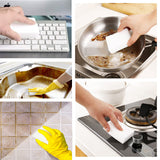 100 Pack Magic Sponges Eraser for Cleaning, Premium Reusable Melamine Sponge Scrubber Foam Cleaning Pads for Kitchen Dishes, Bathtub, Baseboard, Shoes