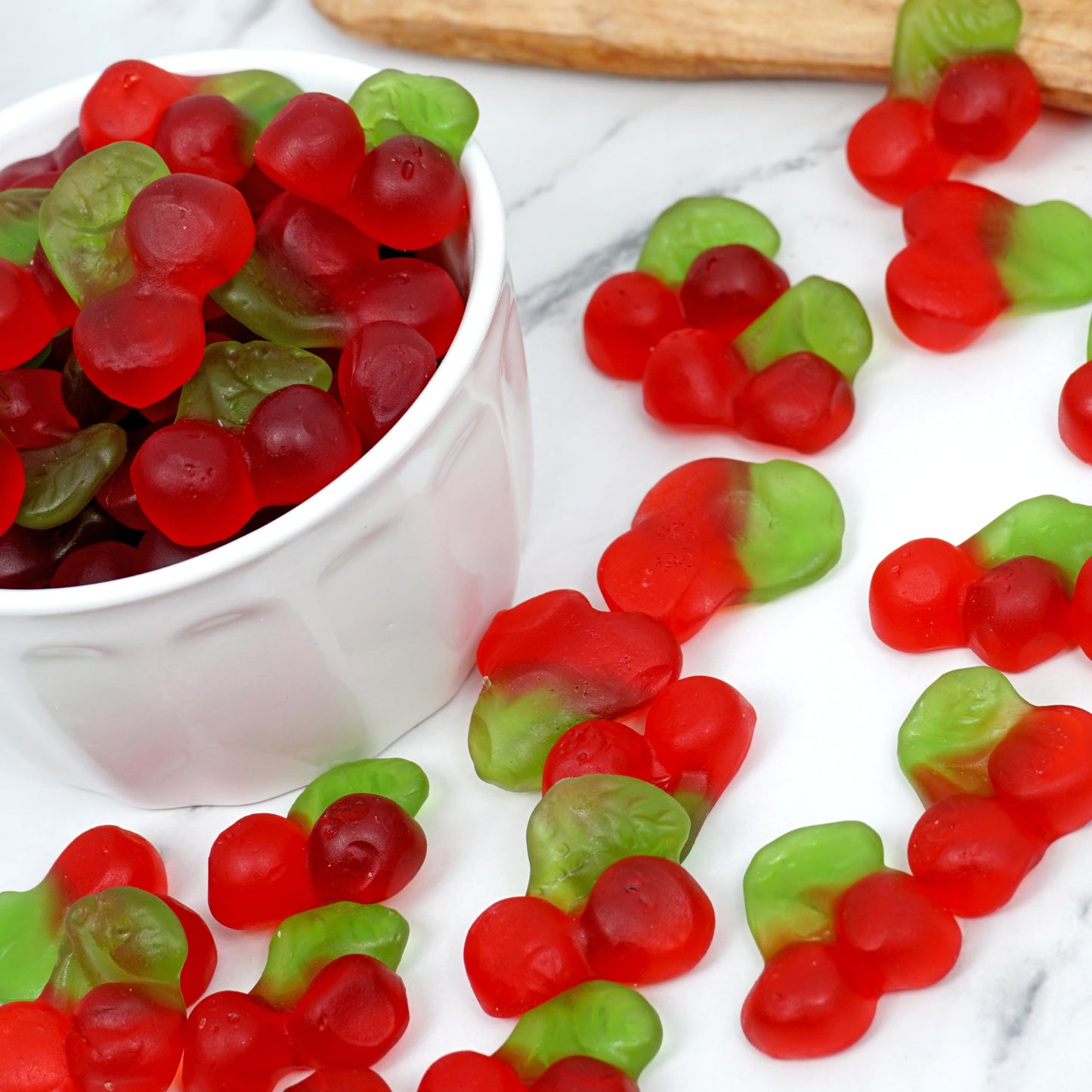 The Hampton Candy Company Gummy Cherries, 1lb Bulk Bag, Gummy Candy, Cherry Flavored Candy