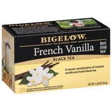 Bigelow French Vanilla Black Tea Bags, 20 Count Box (Pack of 6), Caffeinated Black Tea, 120 Tea Bags Total