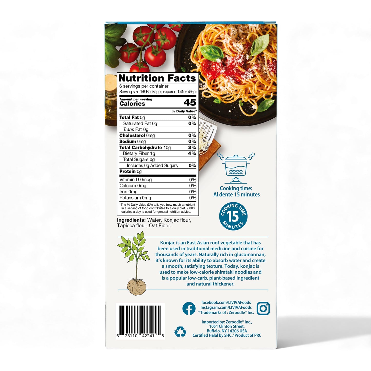LIVIVA Dried Shirataki Plant-Based Gluten Free Trial Pk (1 Spaghetti 1 Noodles 1 Rice) - Konjac Spaghetti - Taste & Cook like regular Rice - Vegan