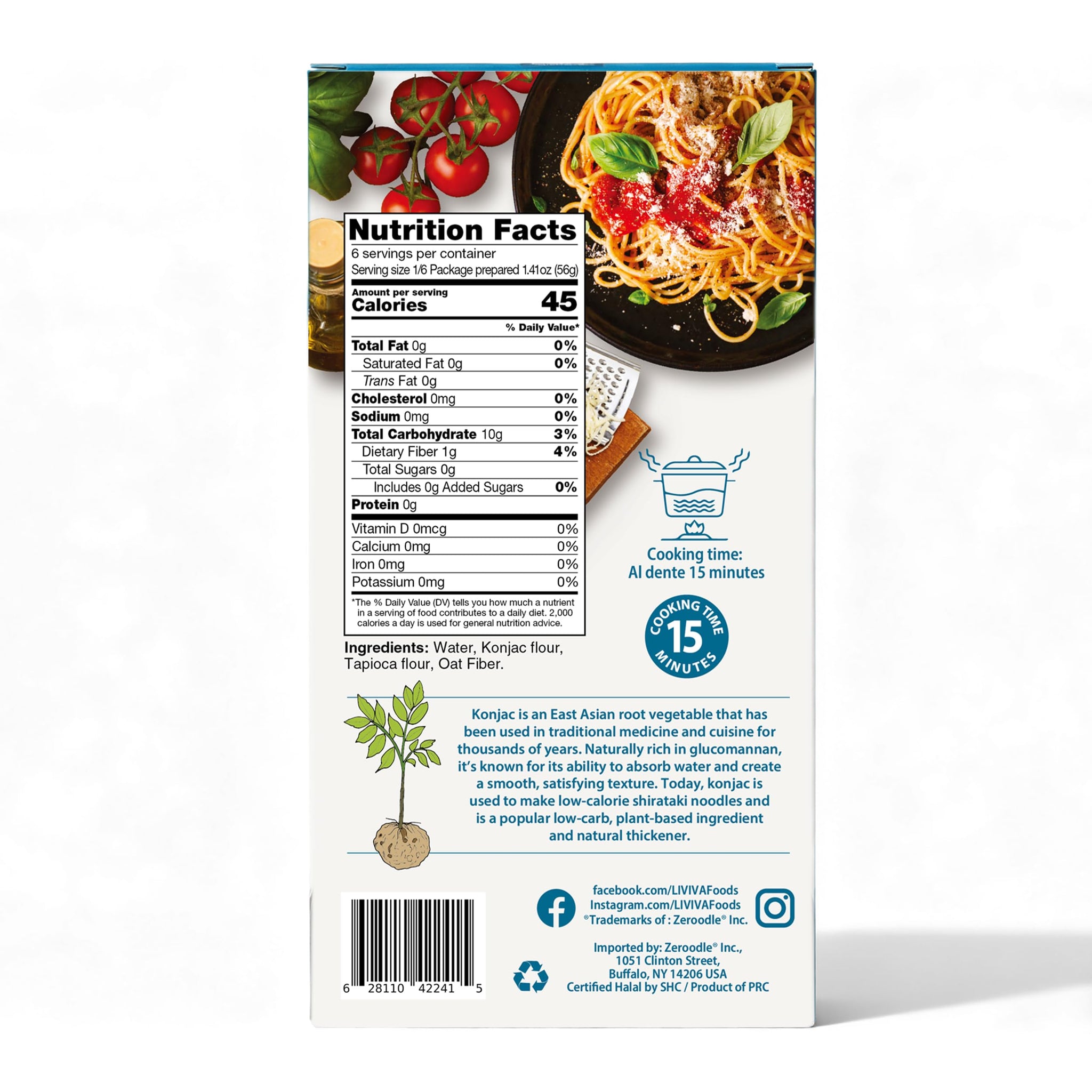 LIVIVA Dried Shirataki Plant-Based Gluten Free Trial Pk (1 Spaghetti 1 Noodles 1 Rice) - Konjac Spaghetti - Taste & Cook like regular Rice - Vegan