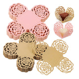 COLLBATH 100pcs Truffle Wrappers Elegant Design for Weddings and Parties Mini Cupcake Liners and for Desserts and Candy Displays
