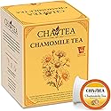 Cha4Tea 36-Count Pure Chamomile Herbal Tea Pods Compatible with Keurig Brewers - Bedtime/Sleep-Well/Nightly Calm/Relaxing Tea