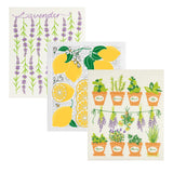 Wet-It! Swedish Dishcloth Reusable Towel Set for Kitchen | Biodegradable Absorbent Cleaning Washcloths for Dishes, Household Surfaces | Washable