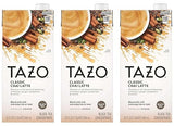 Tazo Classic Chai Latte Concentrate, Spiced Black Tea Blend, 32 oz (Pack of 3) - Packaged by Peaceful Squirrel