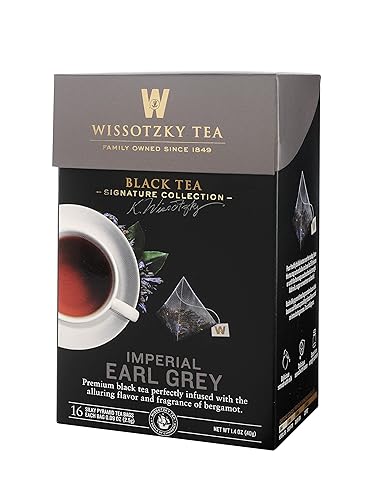 Wissotzky Tea Signature Collection Imperial Earl Grey Tea, 16 Count, 1.4 oz