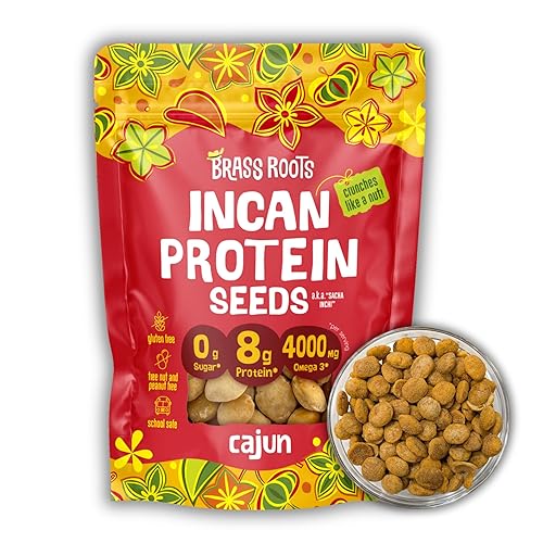 Brass Roots Organic Incan Protein Seeds - High Protein, School Safe, Nut Free, High Omega 3, Supports Gut Health, Good Source of Fiber, Shark Tank (10