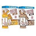 Perfect Bar Mini Protein Bars, Peanut Butter and Dark Chocolate Chip Peanut Butter Variety Pack, Gluten Free, Made with Organic Honey, Cookie Dough